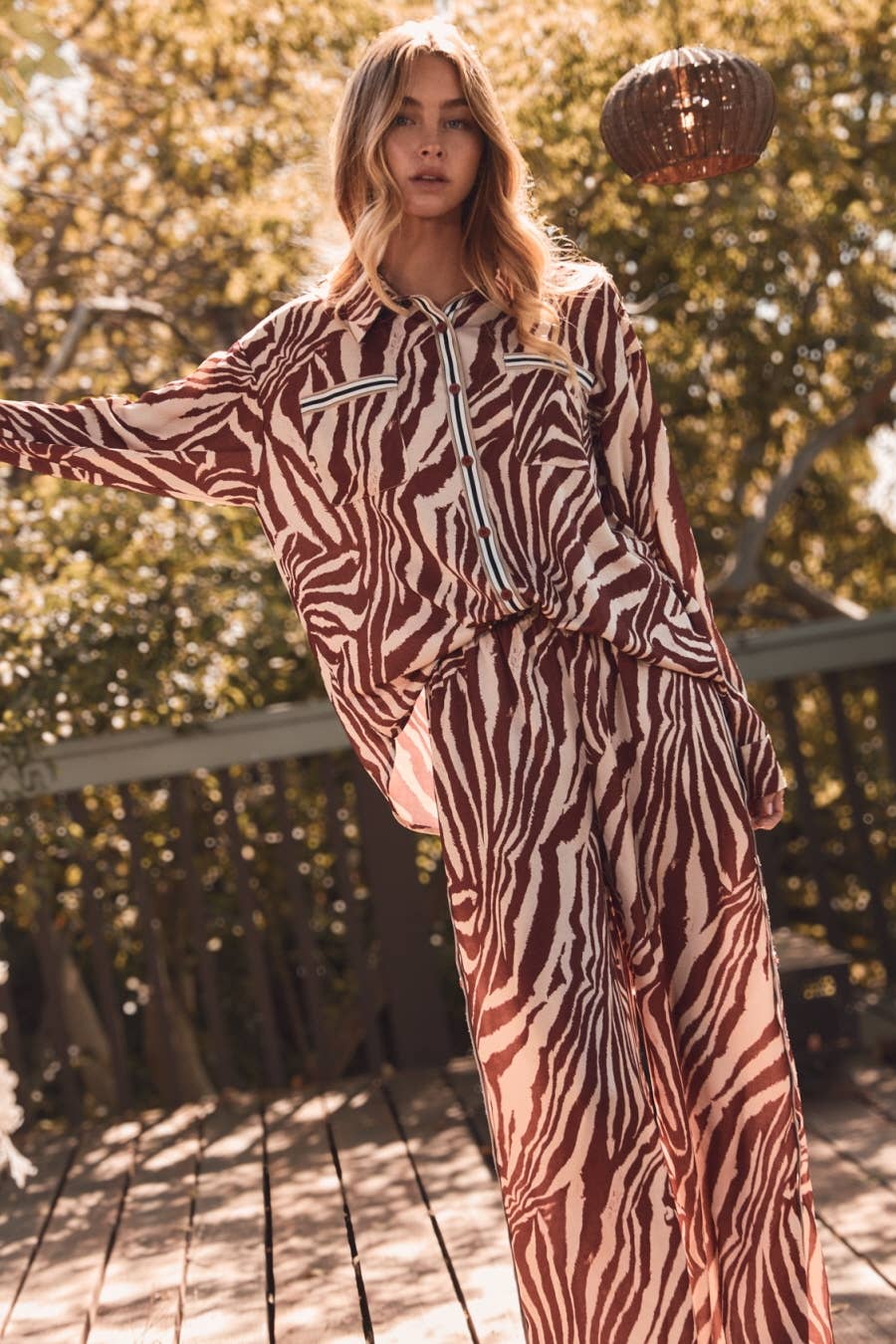 Zebra Printed set