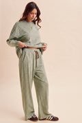 Striped Brushed Knit set