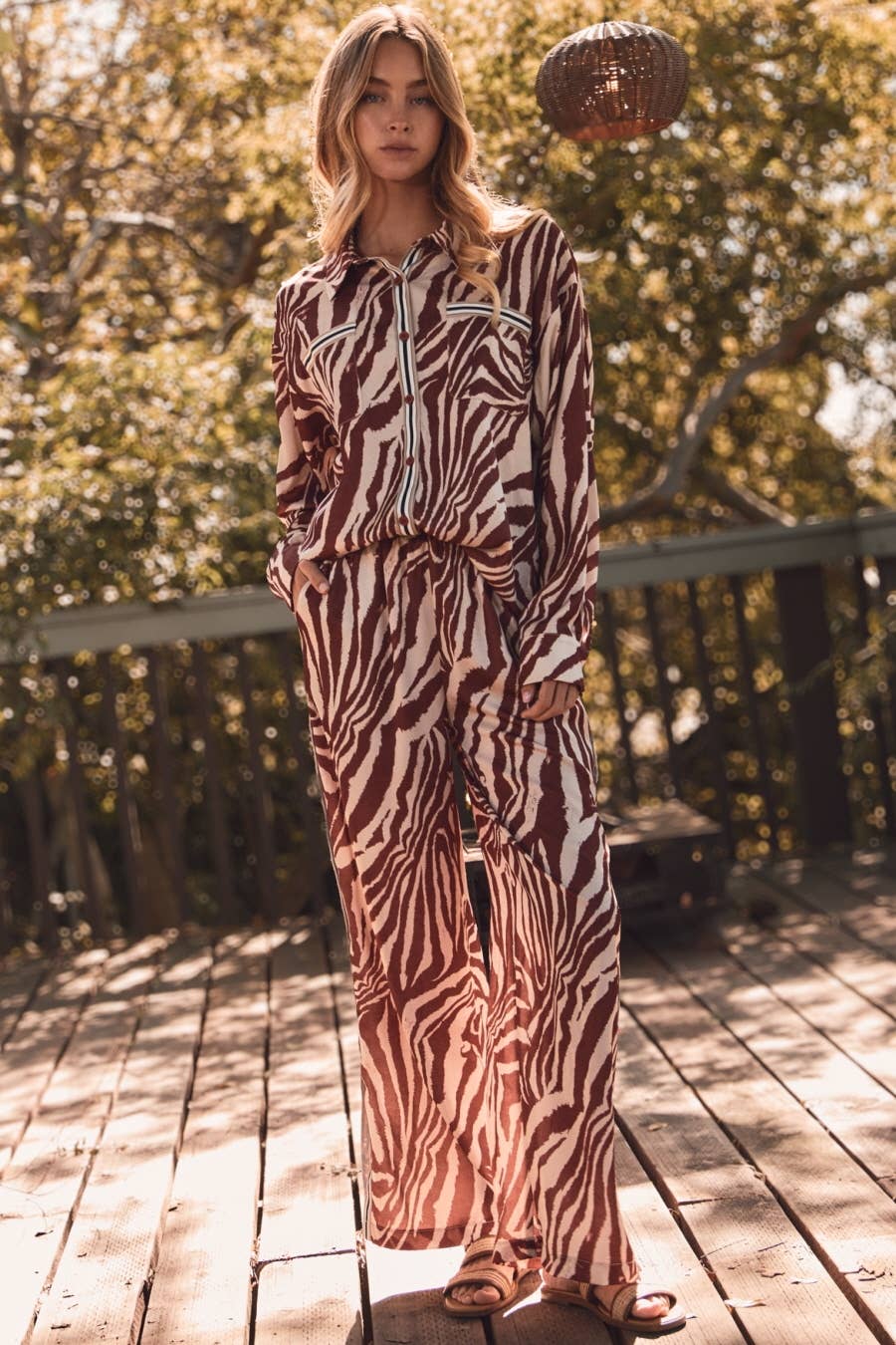 Zebra Printed set