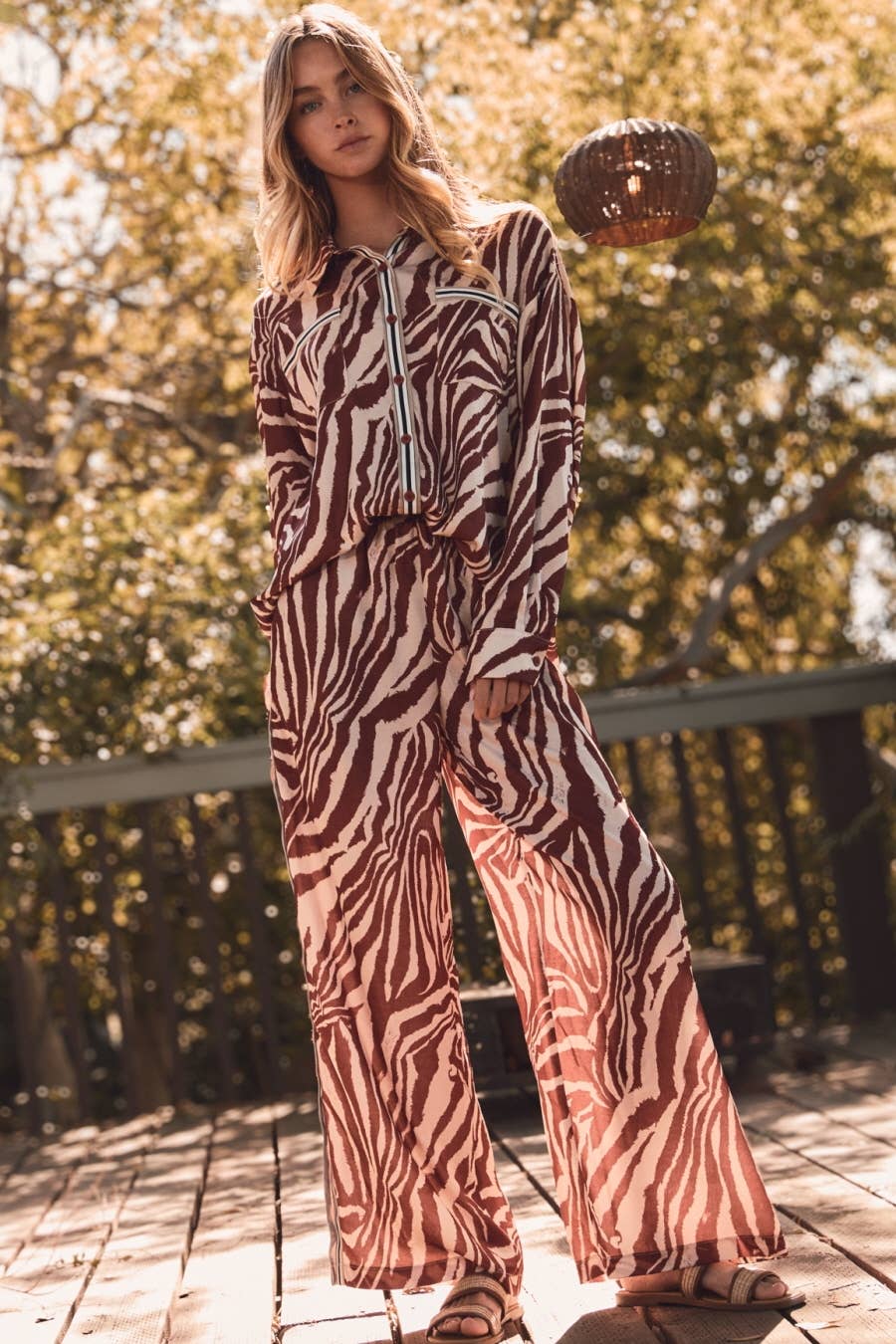 Zebra Printed set